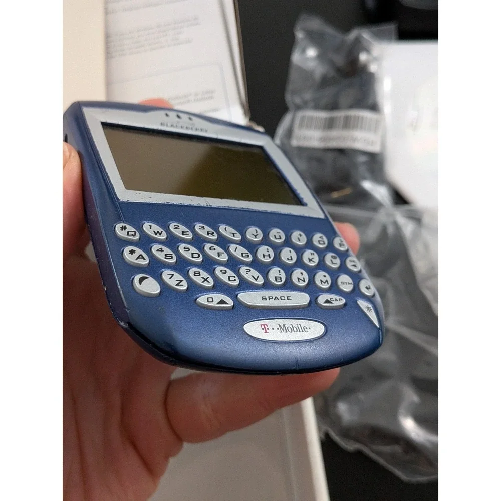 T-Mobile Blackberry 6230 Handheld Phone‎ + Box + Accessories Prop Phone Untested
